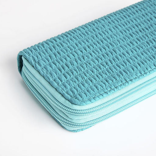 Кошелёк на молнии, цвет бирюзовый - Simaland фото 3