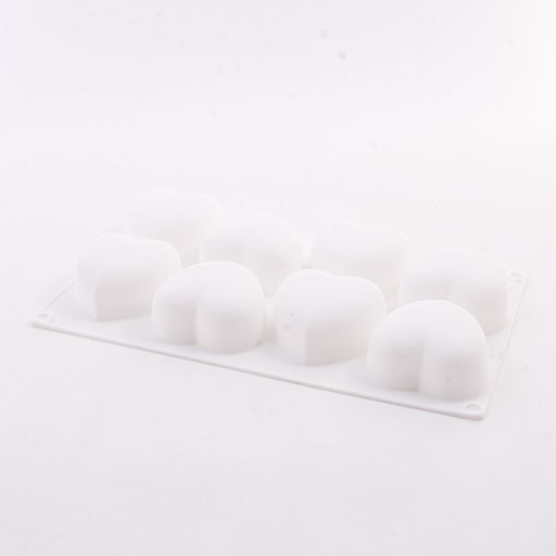 80326-286G Форма Сердце для выпечки кексов, пирожных, конфет, муссов силикон (х120). - Mayer&boch фото 3