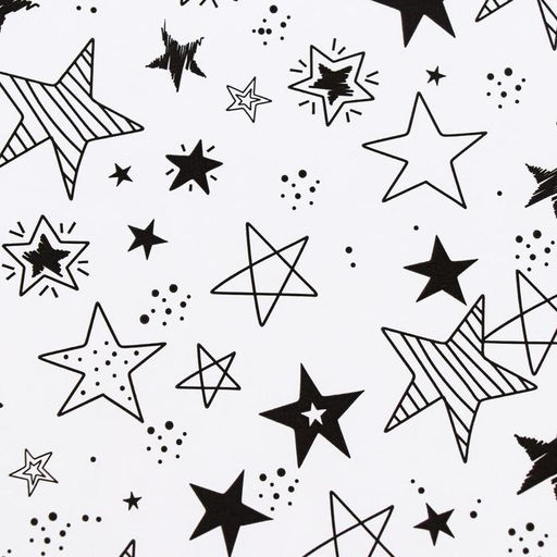 Бумага упаковочная крафт Звезды, 0,6 х 10 м, 70 г/м - UPAK LAND фото 2