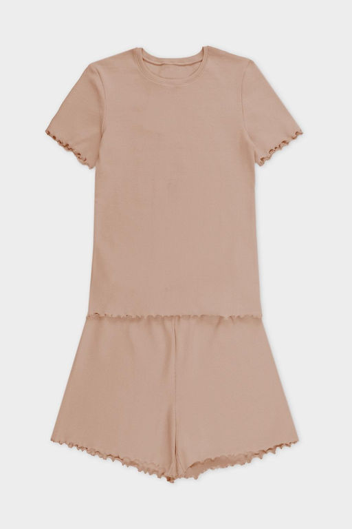 ЕП 20205/охра коричневая пижама жен