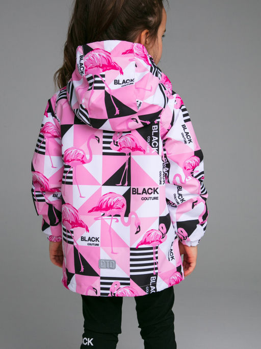 12322035 Куртка текстильная с полиуретановым покрытием для девочек (ветровка) - Playtoday фото 3