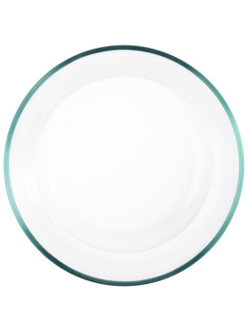 Блюдо для сервировки и запекания 2,6 л 24*21,5*14 см "GLASKRAFT" круглое с бамб. подстав сбамб.крышк