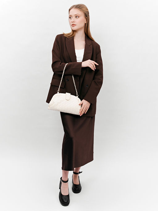 LACCOMA сумка PLB2269-молочный эко кожа  фото 9