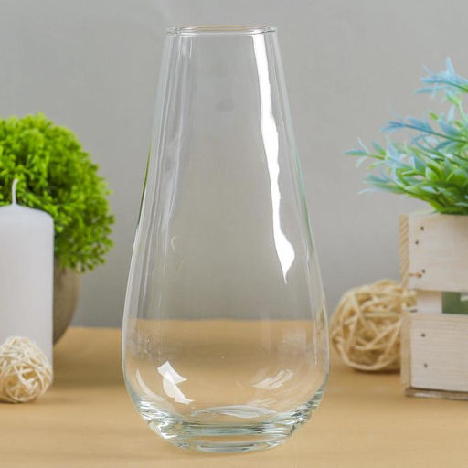 Ваза «Весна», 720 мл, 18×9 см, d=4.5 см, стекло, прозрачная