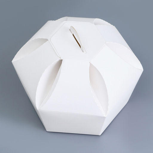 Цена за 5 шт. Универсальная подарочная коробка складная, 10×10×13 см, белая