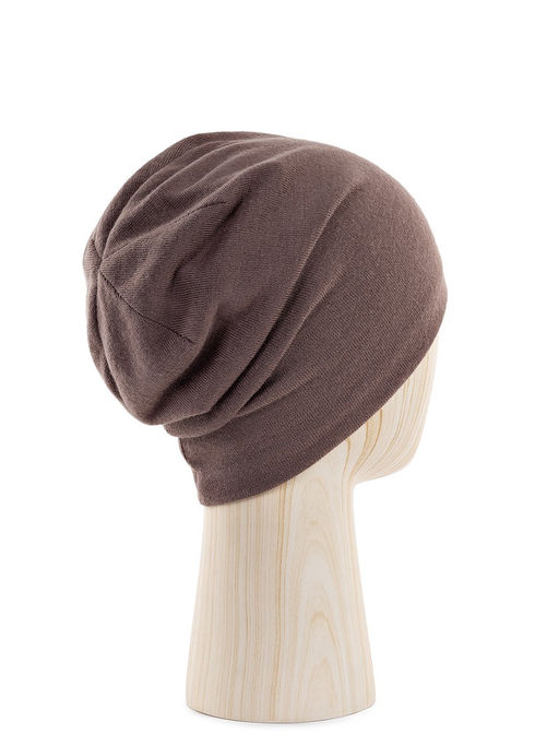 Шапка жен. шерсть+акр LB-N88039 cacao