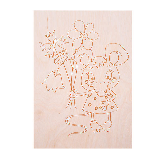 Доски для выжигания 10шт "Новичок"