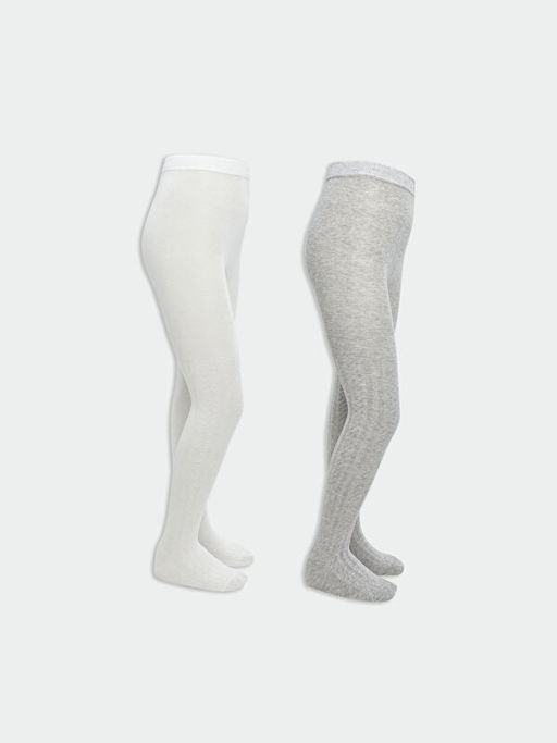 K?z ?ocuk K?lotlu ?orap 2li