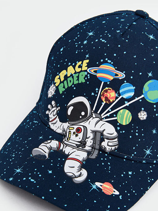 Uzay Bask?l? Erkek ?ocuk Kep ?apka - Waikiki фото 3
