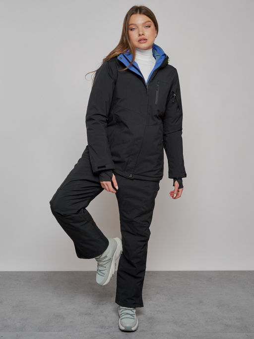 Горнолыжный костюм женский зимний черного цвета 005Ch - Chunmai фото 22