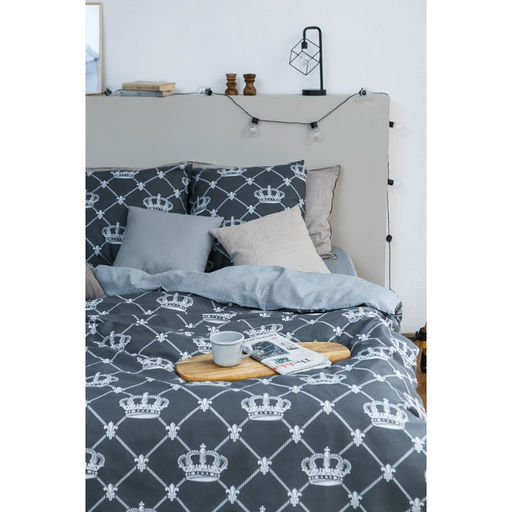 Постельное бельё Этель 1.5 сп Crown 143х215 см, 150х214 см, 70х70 см -2 шт, бязь фото 9