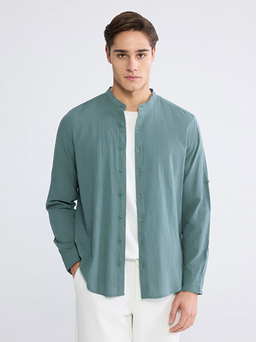 Regular Fit Hakim Yaka Erkek G?mlek