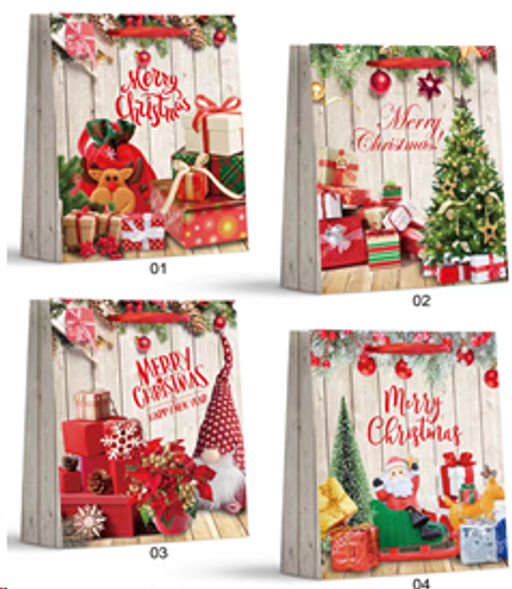 Цена за 12 шт. Пакет подарочный 31x40x12 / NG51-1 /уп 12/360/Новый год