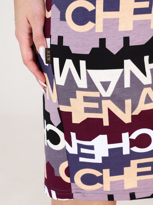 Платье женское П-161 (футер с лайкрой) Брусника - Elenatex фото 4