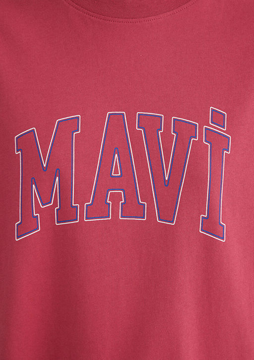 Mavi Logo Bask?l? Pembe Tisort  фото 7