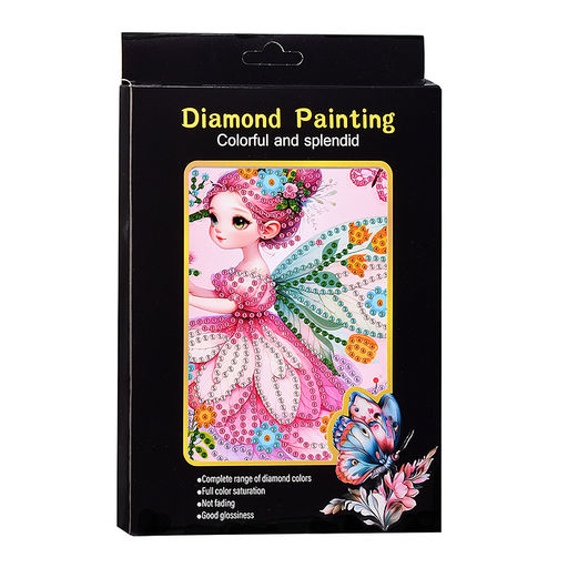Мозаика алмазная "Маленькая фея" 15*20см
