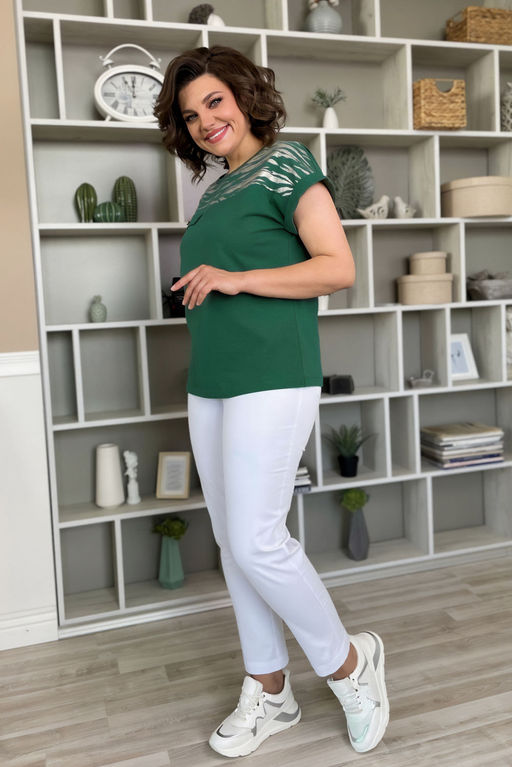 Футболка Rumoda 2135 темно-зеленый/короткий рукав  фото 3