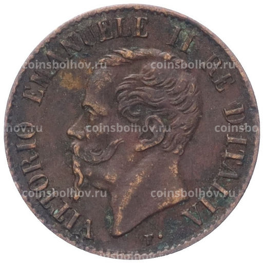 Монета 1 чентезимо 1867 года M Италия