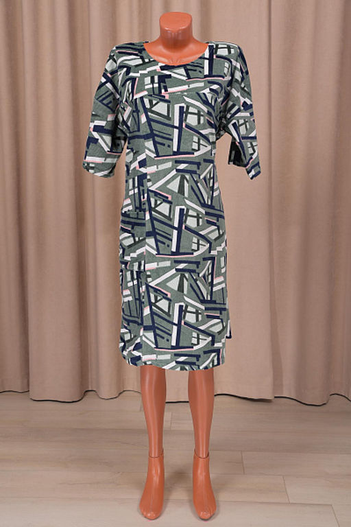 Туника велюровая (01019, хаки)