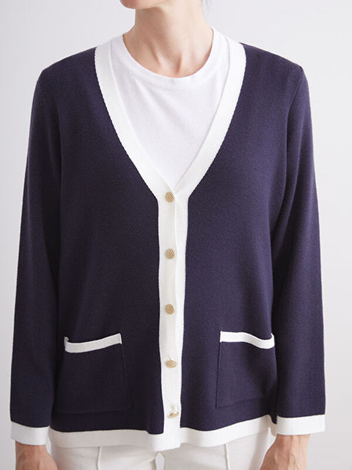 V Yaka Kad?n Triko H?rka