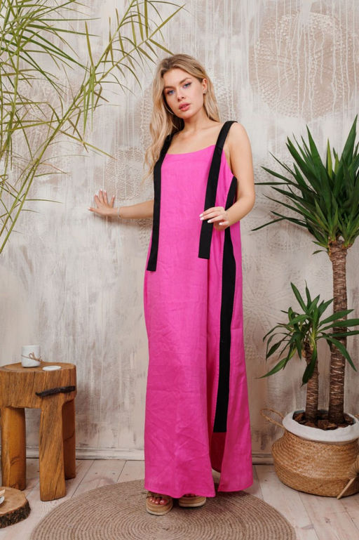 Платье AMORI 9661 фуксия  фото 2