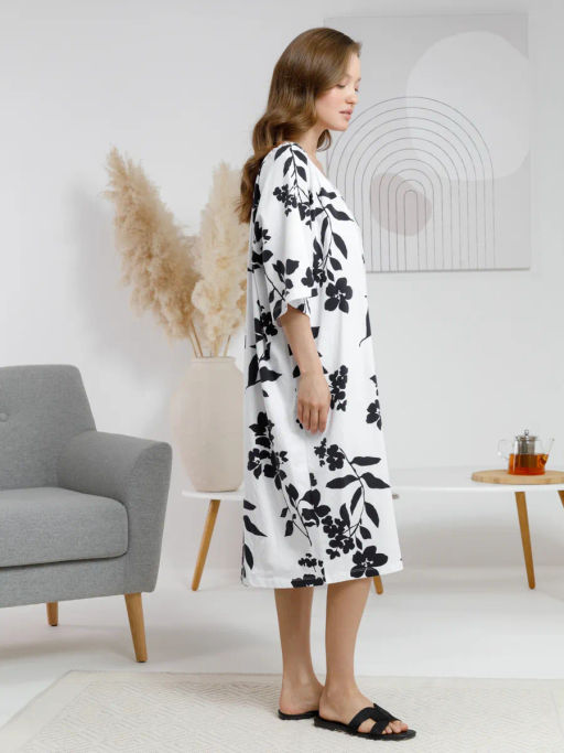 Платье Very Neat ЕВТ 5063 из хлопка белый  фото 7