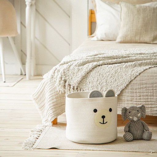 Корзина для хранения SL Home, плетёная, ручной работы, 353530 см, белая - Sima-land home фото 7