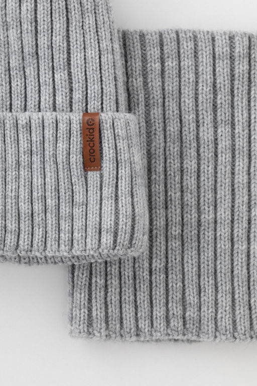 Crockid _ КВ 22015/ш/св.серый меланж комплект дет  фото 2