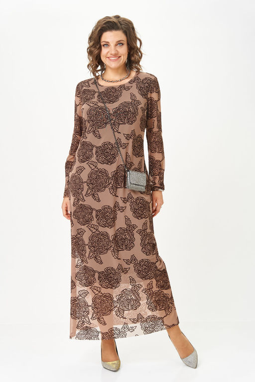 Платье Aira Style 24430 капучино