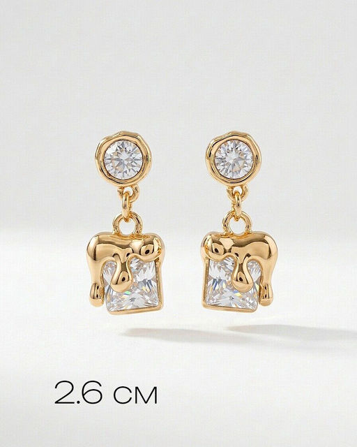 Стильные серьги