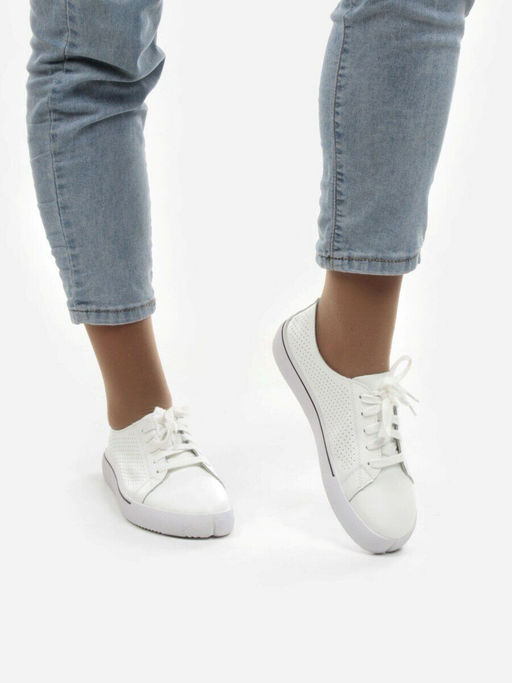 05-PDXL135-1 Кроссовки женские (натуральная кожа) - Фабричный китай фото 4