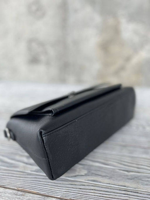 Женская кожаная сумка через плечо 8219 Блек - Sergio valentini фото 4