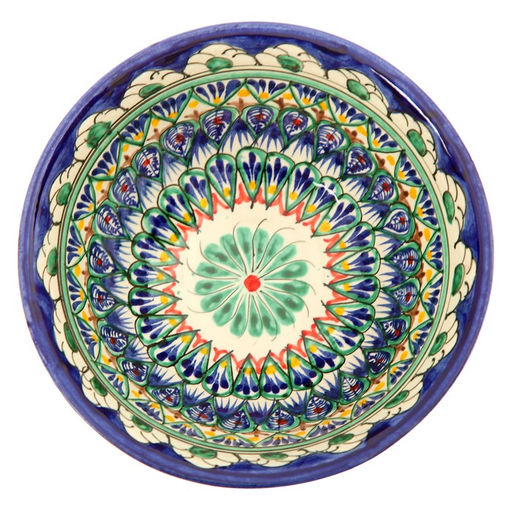 Бульонница узбекская Риштанская Керамика, 1 л, d=18 см, МИКС