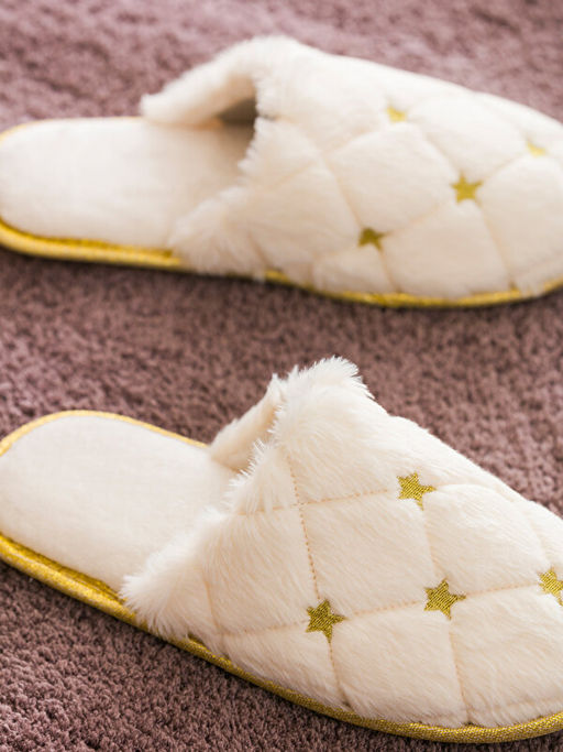 Y?ld?z Desenli Kad?n Pel?? Ev Terli?i - Waikiki фото 3