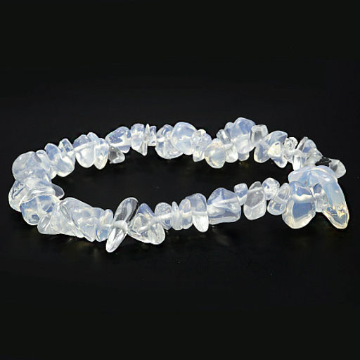 Браслет из камня Лунный камень привлекает энергии удачи и счастья