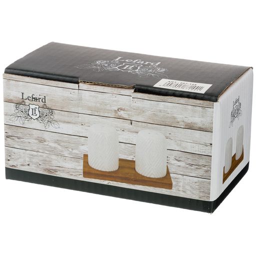 НАБОР ДЛЯ СПЕЦИЙ LEFARD NATIVE 2 ПР. НА ПОДСТАВКЕ 12,5*6,5*7 СМ  фото 2