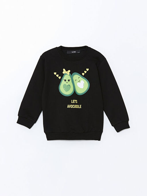 Bisiklet Yaka Bask?l? K?z Bebek E?ofman Tak?m