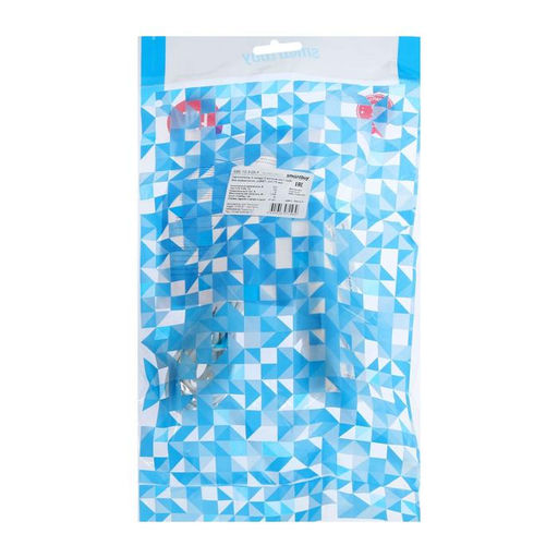 Удлинитель Smartbuy, 3 розетки, 5 м, 6 А, 1300 Вт, ШВВП 2×0.75 мм², без заземления, белый