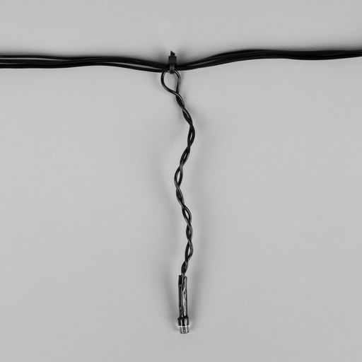 Гирлянда Бахрома 1.8?0.5 м, IP20, тёмная нить, 48 LED, свечение красное, 8 режимов, 220 В - Luazon lighting фото 6