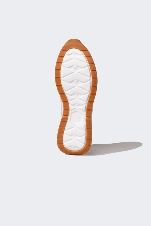 Женские кроссовки из искусственной кожи на плоской подошве со шнуровкой - Defacto фото 4