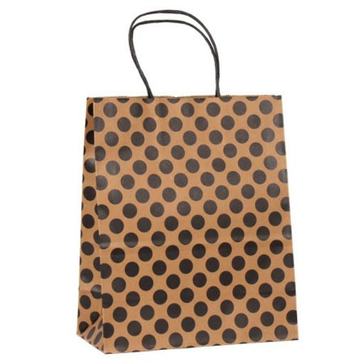 Цена за 12 шт. Пакет подарочный 22x11x27см крафт / W100M /уп 12/960/ микс - Галеонтрейд фото 7