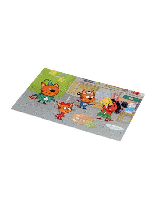 Цена за 2 шт. Пазл «Три кота. Зимние каникулы», 60 элементов