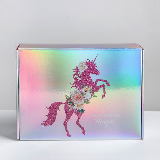 Складная коробка Love dream, 30,5 22 9,5 см - Дарите счастье фото 4