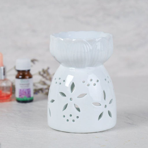 Аромалампа белая 10 см / XL-0008 /уп 60/ - ГалеонТрейд фото 3