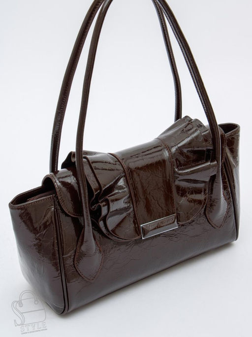 Сумка женская кожаная 2430-2Y coffee  Polina&Eiterou