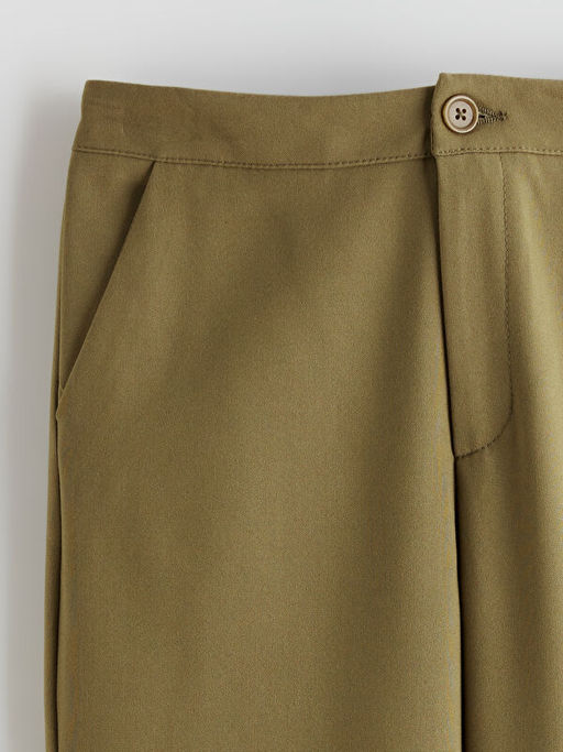 Beli Lastikli K?z ?ocuk Pantolon