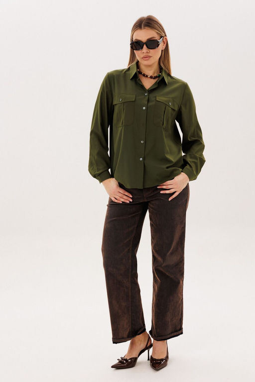 Рубашка ANELLI 1819 хвойный  фото 6