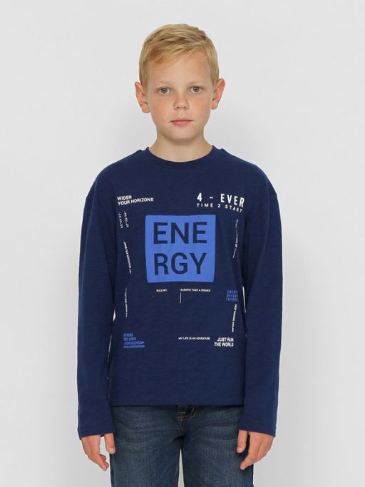 CRB wear/CWJB 63667-41-383 Джемпер для мальчика,темно-синий/Ex.Cherubino