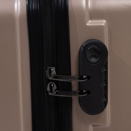 Чемодан малый 24 кодовый замок, цвет золотой - Simaland фото 7