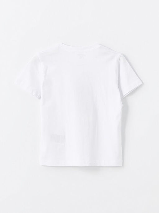 Bisiklet Yaka K?sa Kollu Bask?l? Erkek Bebek Ti??rt - Waikiki фото 3